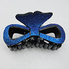 Fashional hair Clip with Plastic, 85x47mm, Sold by Group