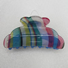 Fashional hair Clip with Plastic, 85x47mm, Sold by Group