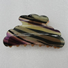 Fashional hair Clip with Acrylic, 85x47mm, Sold by Group