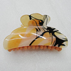 Fashional hair Clip with Acrylic, 85x47mm, Sold by Group