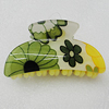 Fashional hair Clip with Acrylic, 84x42mm, Sold by Group