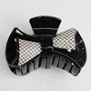 Fashional hair Clip with Plastic, 79x53mm, Sold by Group