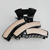 Fashional hair Clip with Plastic, 89x55mm, Sold by Group