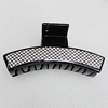 Fashional hair Clip with Plastic, 92x44mm, Sold by Group