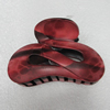 Fashional hair Clip with Plastic, 79x48mm, Sold by Group