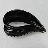 Fashional hair Clip with Plastic, 78x46mm, Sold by Group