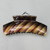 Fashional hair Clip with Plastic, 105x43mm, Sold by Group