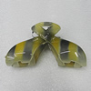 Fashional hair Clip with Plastic, 81x47mm, Sold by Group