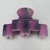 Fashional hair Clip with Plastic, 80x52mm, Sold by Group