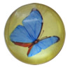 Resin Cabochons, No-Hole Jewelry findings, 29mm, Sold by Bag