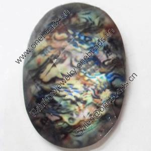 Resin Faceted Cabochons, No-Hole Jewelry findings, 21x31mm, Sold by Bag