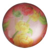 Resin Cabochons, No-Hole Jewelry findings, 25mm, Sold by Bag