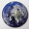 Resin Cabochons, No-Hole Jewelry findings, 25mm, Sold by Bag