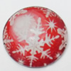 Resin Cabochons, No-Hole Jewelry findings, 25mm, Sold by Bag