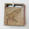 Coconut Shell Pendants, Rectangle 20x18mm, Sold by Bag 