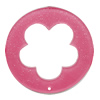 Resin Pendants, Flat Round 59mm Hole:2mm, Sold by Bag 