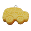Resin Pendants, Car 30x20mm, Sold by Bag 