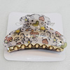 Fashional hair Clip with Acrylic, 97x48mm, Sold by Group