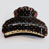 Fashional hair Clip with Acrylic, 69x44mm, Sold by Group