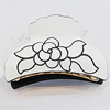 Fashional hair Clip with Acrylic, 69x44mm, Sold by Group