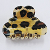 Fashional hair Clip with Acrylic, 47x28mm, Sold by Group