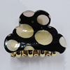 Fashional hair Clip with Acrylic, 47x28mm, Sold by Group