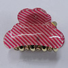 Fashional hair Clip with Acrylic, 47x28mm, Sold by Group