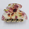 Fashional hair Clip with Acrylic, 43x27mm, Sold by Group