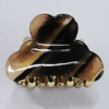 Fashional hair Clip with Acrylic, 47x28mm, Sold by Group