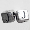 Antique Silver Plastic Beads, 6mm, Hole:Approx 3mm, Sold by Bag