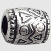Antique Silver Plastic Beads, 9x7mm, Hole:Approx 4mm, Sold by Bag