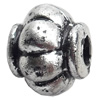 Antique Silver Plastic Beads, 9x10mm, Hole:Approx 4mm, Sold by Bag