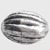 Antique Silver Plastic Beads, 11x7mm, Hole:Approx 2mm, Sold by Bag