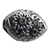 Antique Silver Plastic Beads, 10x7mm, Hole:Approx 3mm, Sold by Bag