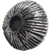 Antique Silver Plastic Beads, 8x13mm, Hole:Approx 3mm, Sold by Bag