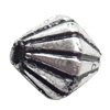 Antique Silver Plastic Beads, 8mm, Hole:Approx 2mm, Sold by Bag