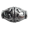 Antique Silver Plastic Beads, 15x10mm, Hole:Approx 3mm, Sold by Bag