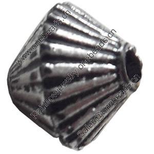 Antique Silver Plastic Beads, 6x7mm, Hole:Approx 2mm, Sold by Bag