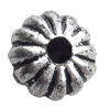 Antique Silver Plastic Beads, 8x4mm, Hole:Approx 2mm, Sold by Bag