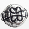 Antique Silver Plastic Beads, 13x11mm, Hole:Approx 2mm, Sold by Bag