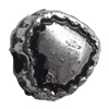 Antique Silver Plastic Beads, 6mm, Hole:Approx 2mm, Sold by Bag