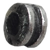 Antique Silver Plastic Beads, 3x4mm, Hole:Approx 2mm, Sold by Bag