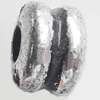 Antique Silver Plastic Beads, 4x5mm, Hole:Approx 2mm, Sold by Bag