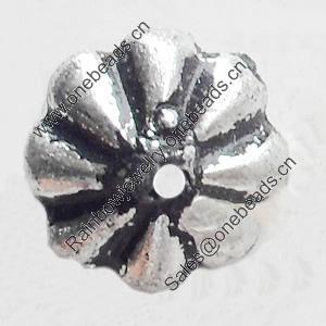 Antique Silver Plastic Beads, 7x3mm, Hole:Approx 2mm, Sold by Bag