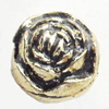 Antique Gold Plastic Beads, 10mm, Hole:Approx 3mm, Sold by Bag