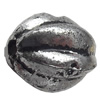 Antique Silver Plastic Beads, 7x6mm, Hole:Approx 2mm, Sold by Bag
