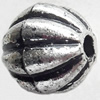 Antique Silver Plastic Beads, 8x7mm, Hole:Approx 2mm, Sold by Bag