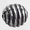 Antique Silver Plastic Beads, 10x11mm, Hole:Approx 2mm, Sold by Bag