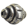 Antique Silver Plastic Beads, 15x12mm, Hole:Approx 2mm, Sold by Bag