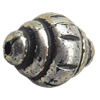 Antique Silver Plastic Beads, 15x12mm, Hole:Approx 2mm, Sold by Bag